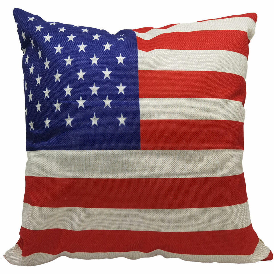 American Flag accent pillows