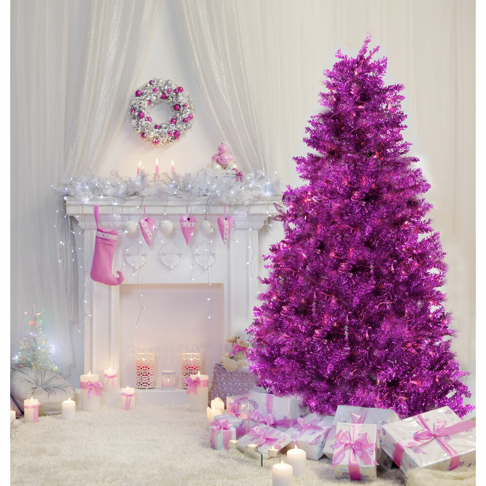 monochromatic theme christmas tree