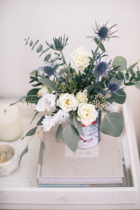 DIY Winter Floral Centerpiece