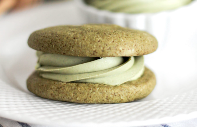 Matcha Sugar Cookies