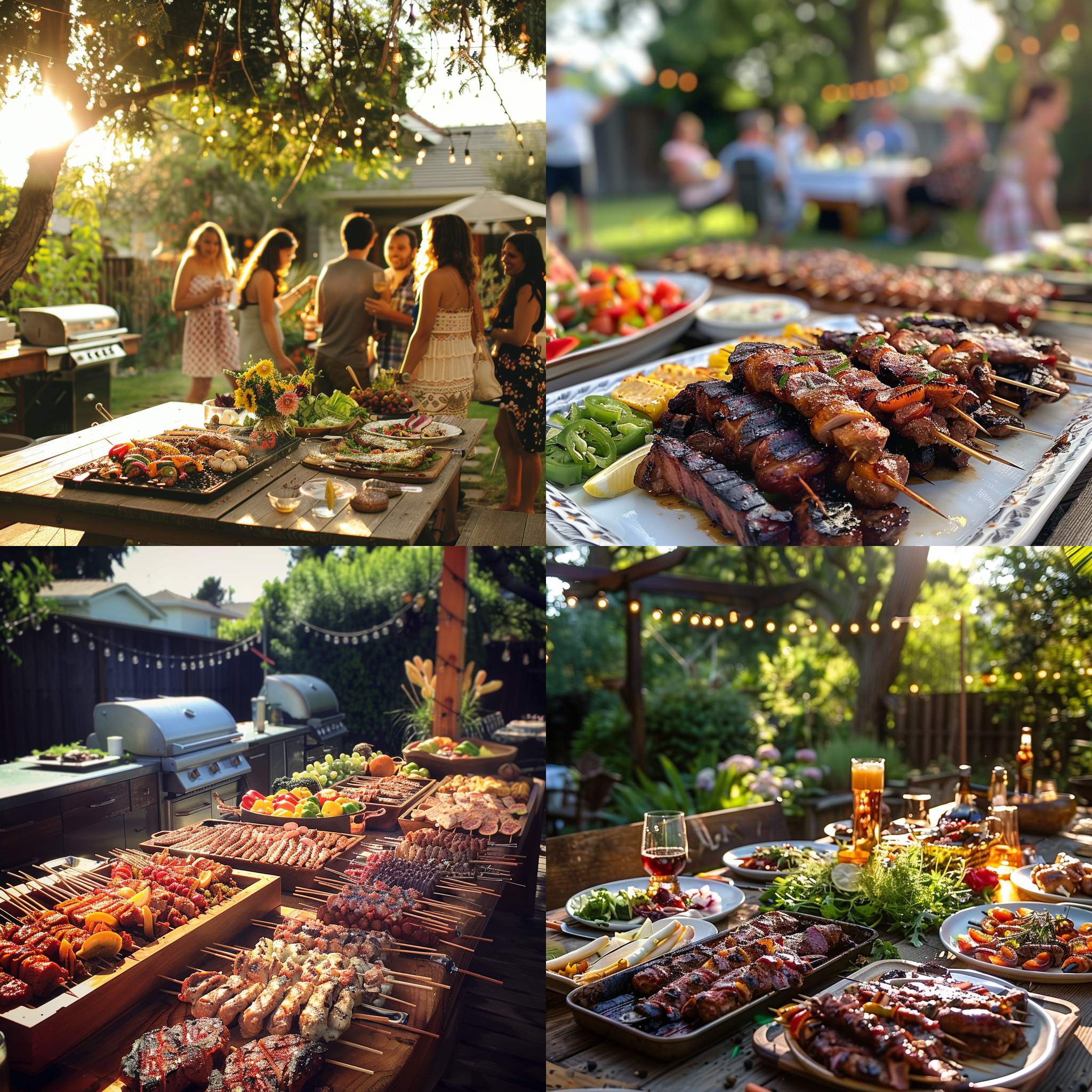 summer backyard bbq bash