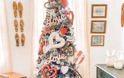 How to Re-Use Your Artificial Christmas Tree for Valentine’s Day